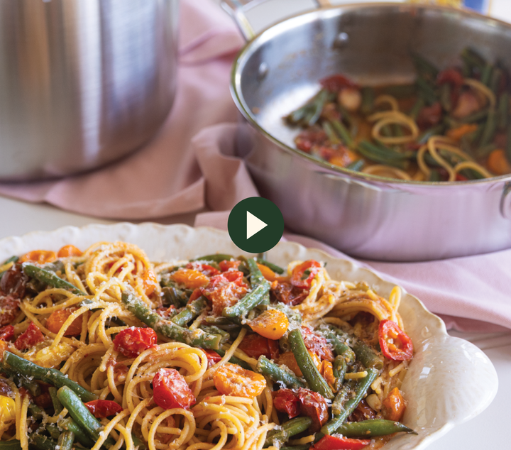 spaghetti with vegetables